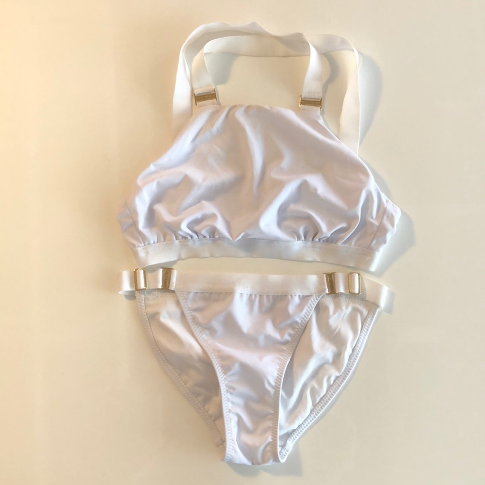 Hollie Watman White Bikini Set